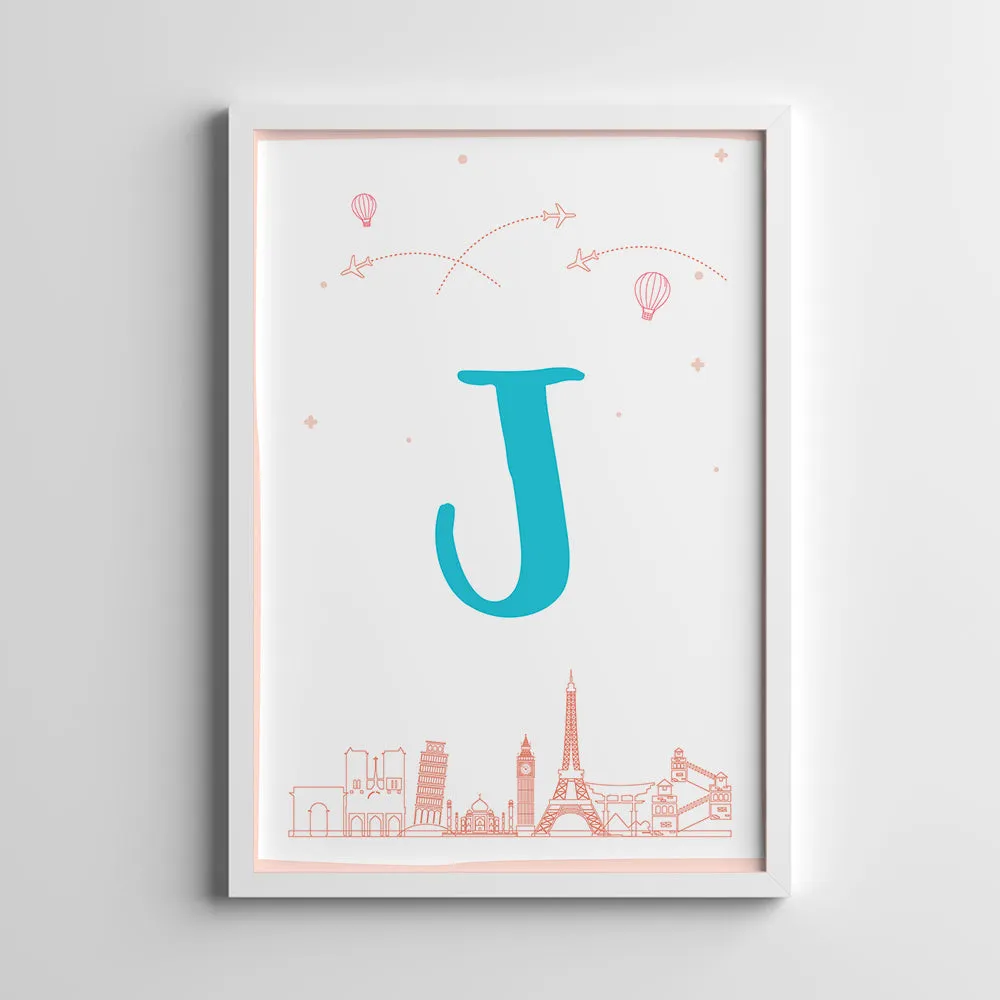Doodle's Wall Frames - Lil Travellers (Set Of 3) Style 2