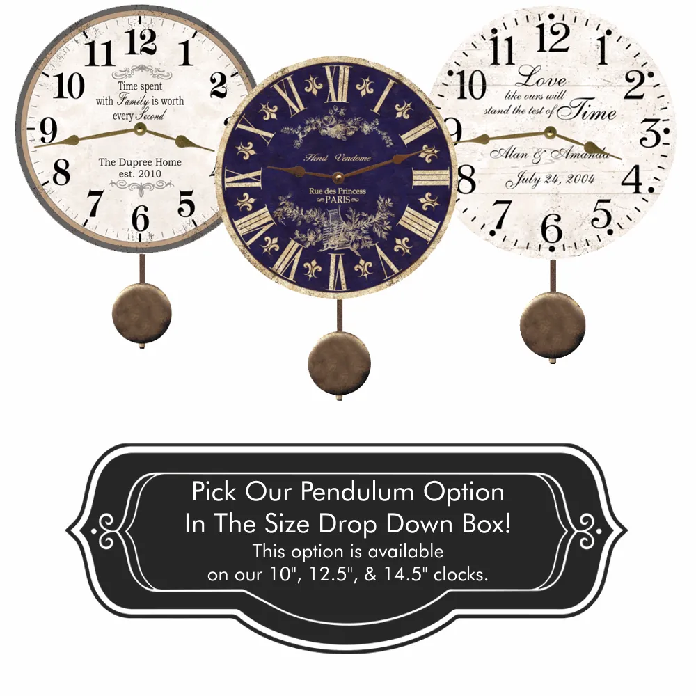 Dove Clock- Folk Bird Art Clock- Peace On Earth