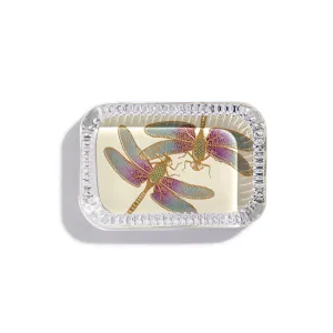 Dragonfly pair hand painted paperweight