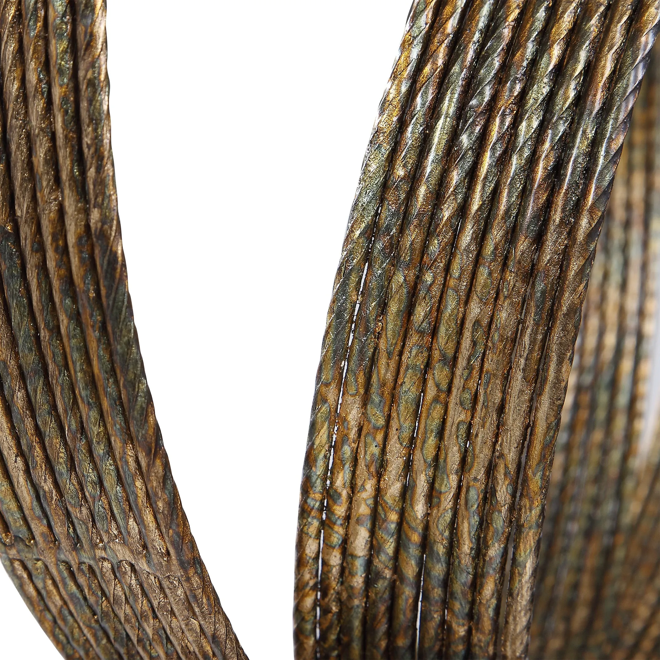 Elio Copper Patina Sculpture