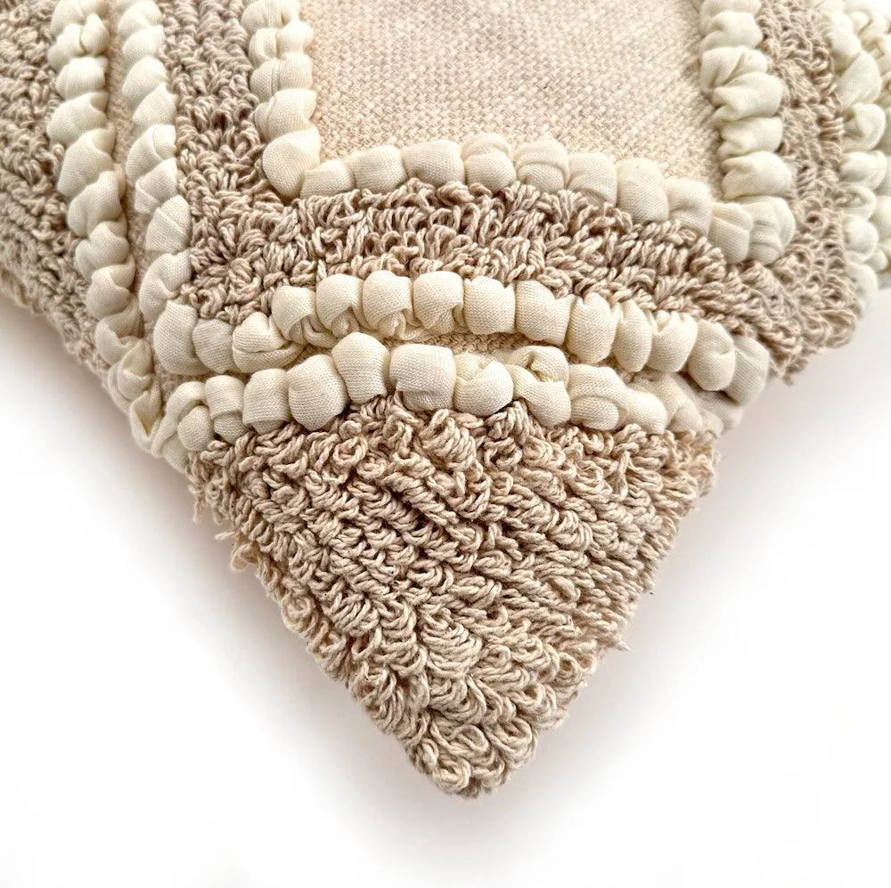 Ember Shaggy Throw Pillow Cover with Insert