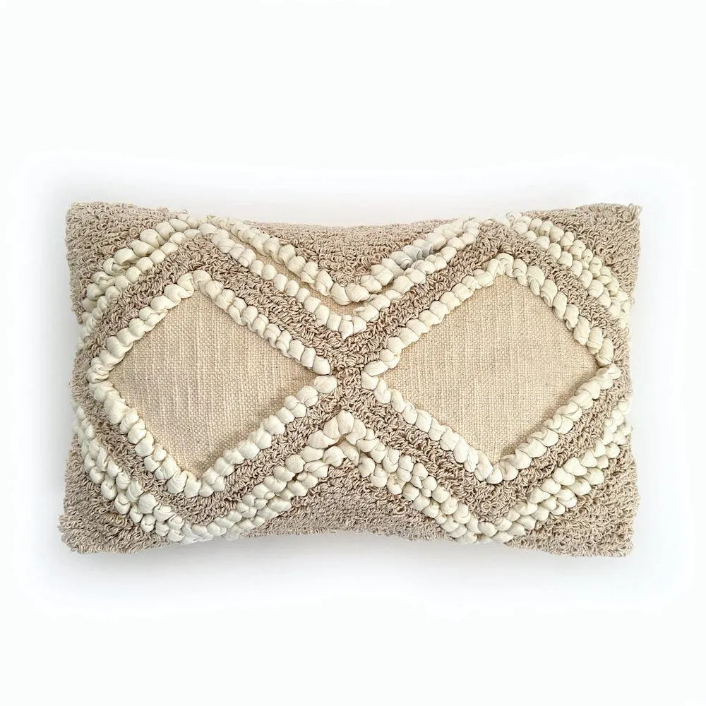 Ember Shaggy Throw Pillow Cover with Insert