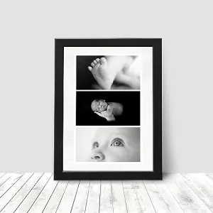 Fairus Customised 3-in-1 Photo Frame with Your Photo, Personalised Wall, Room and Home Decor Gift (10x12 inches)