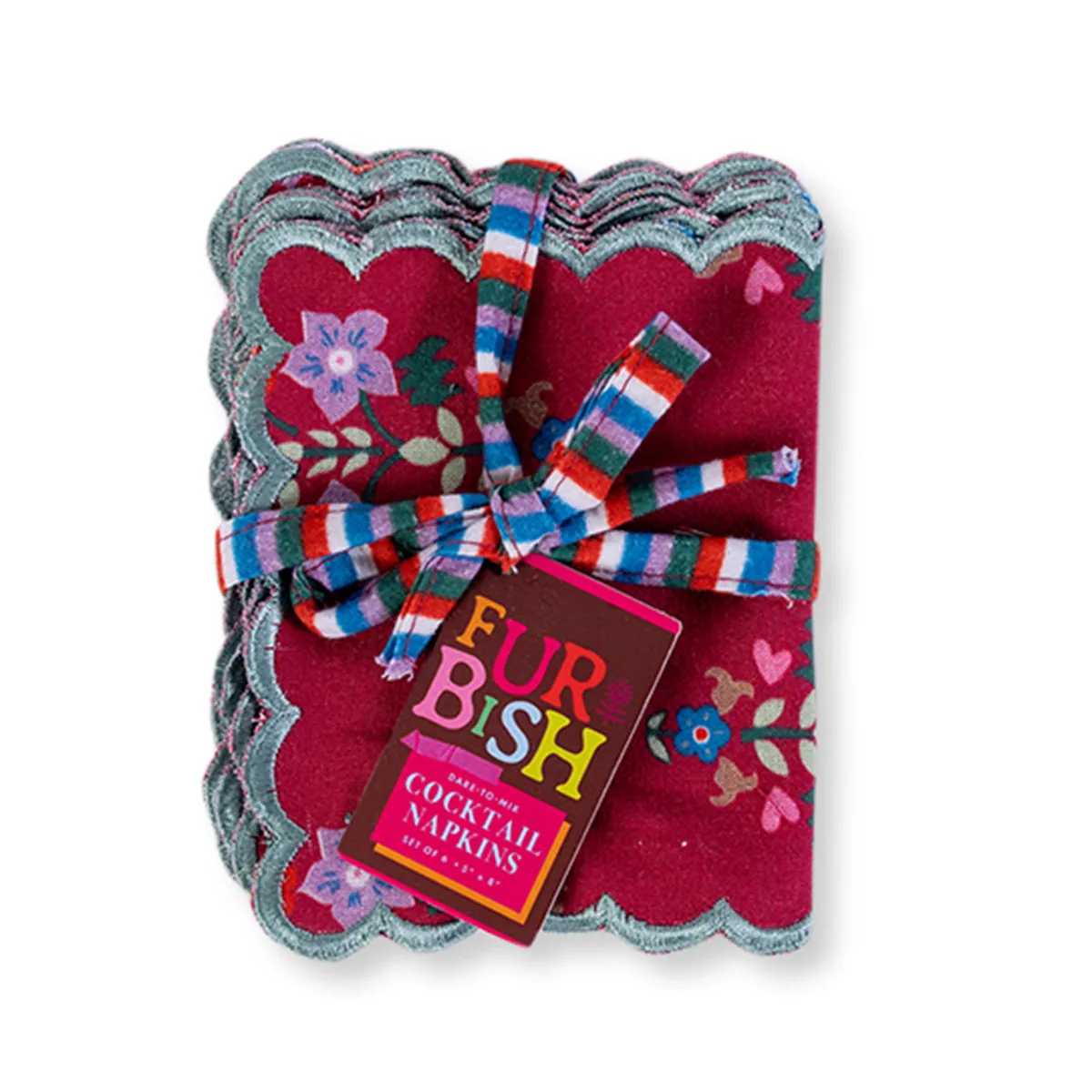 Fantasia Cocktail Napkins 6pc Set