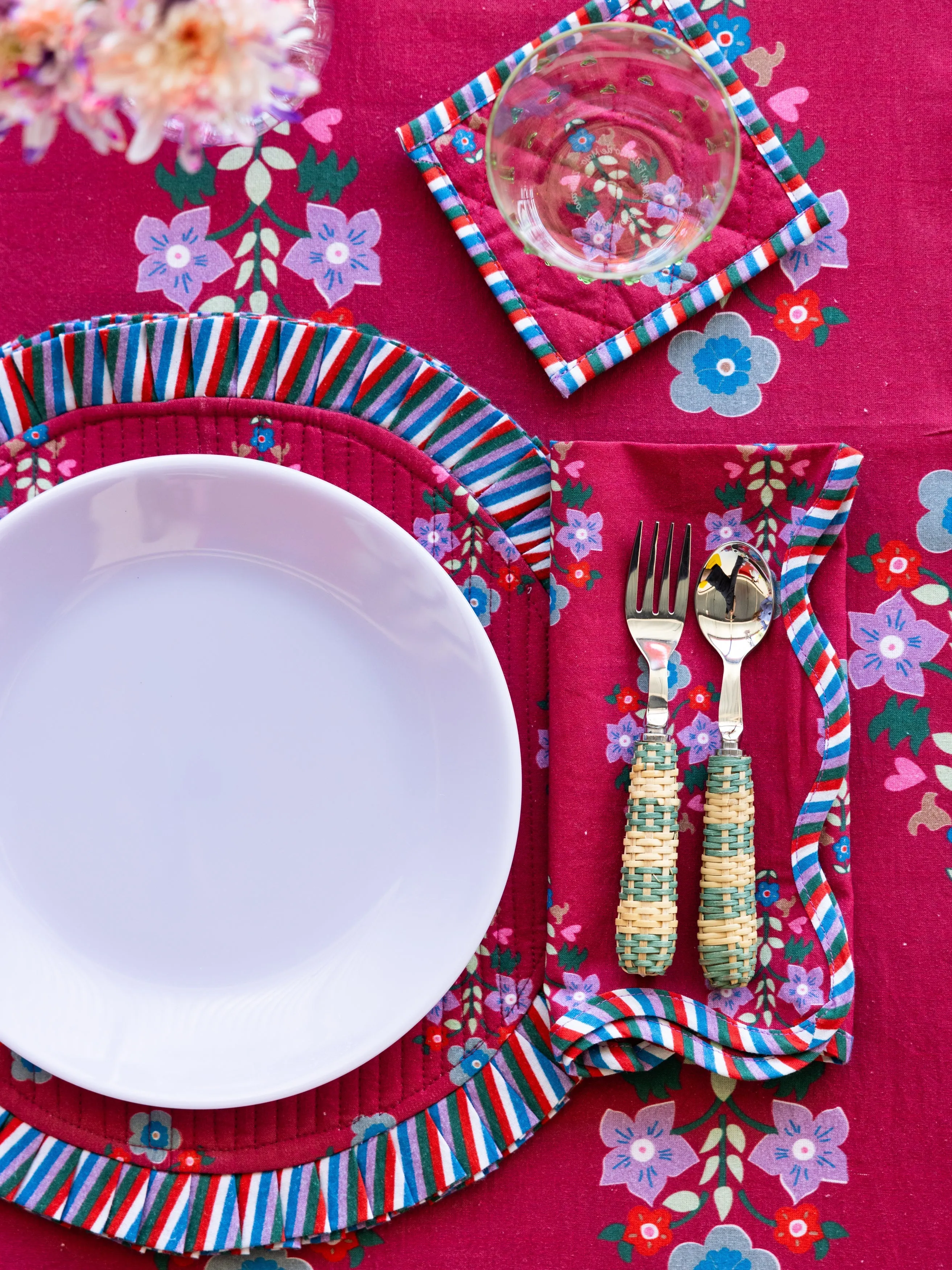 Fantasia Cocktail Napkins 6pc Set