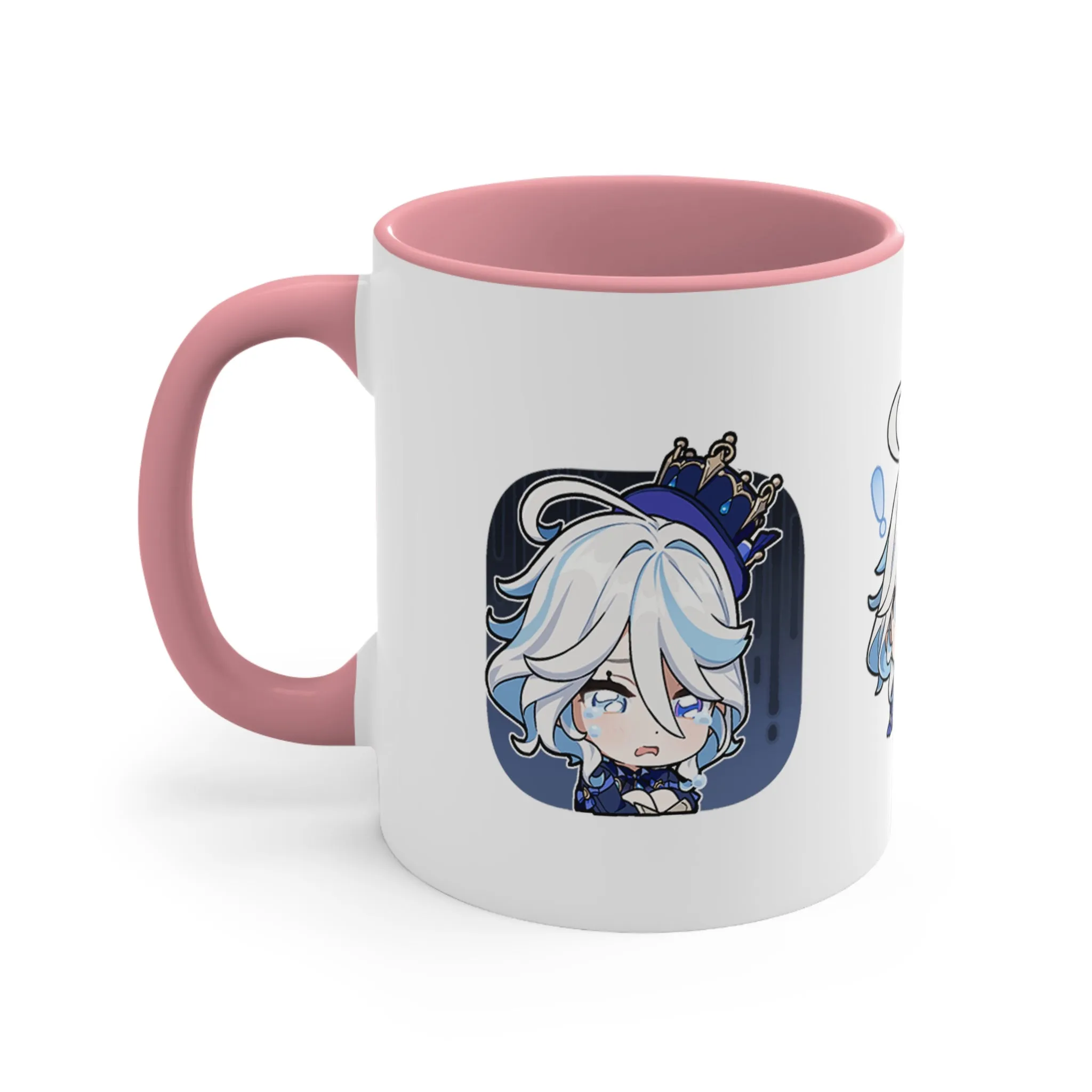 Furina Genshin Impact Accent Coffee Mug, 11oz Cups Mugs Cup Gift For Gamer Gifts Game Anime Fanart Fan Birthday Valentine's Christmas
