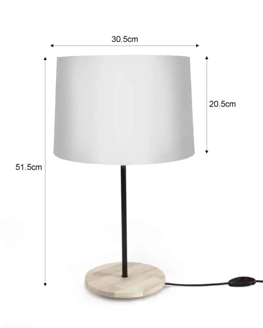 Gainda Drum Wooden Table Lamp