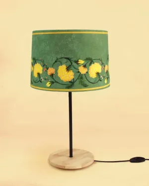 Gainda Drum Wooden Table Lamp