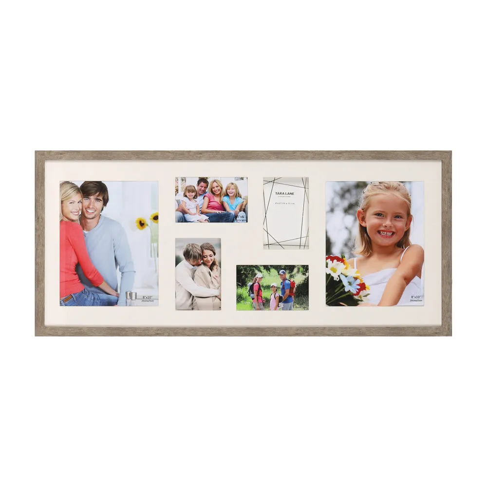 Gallery Collage Rustic Oak 6 Picture