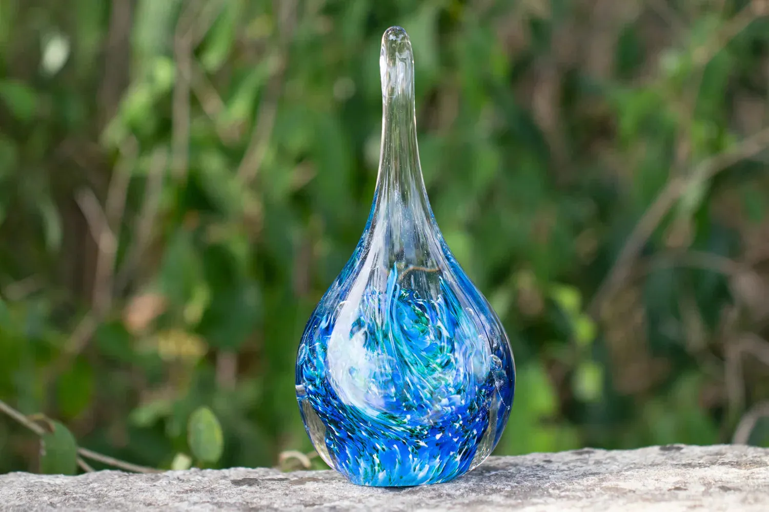 Giant Dichroic Splash Flame with Ash