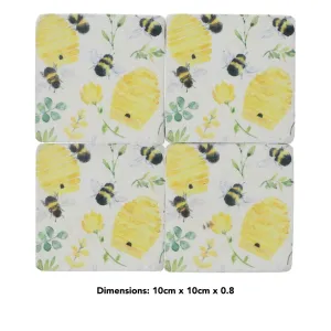 Gisela Graham 10cm Beehive Resin Coaster