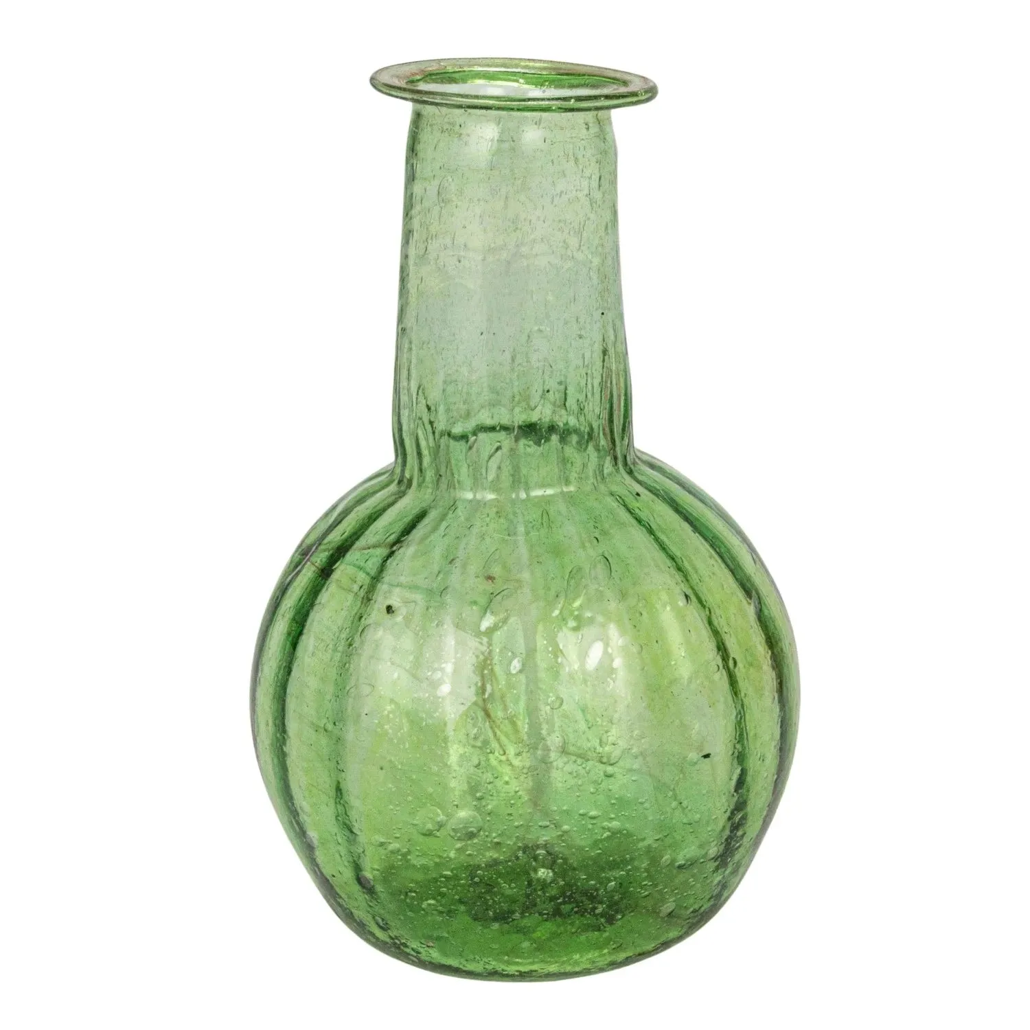 Hand-Blown Recycled Glass Vase