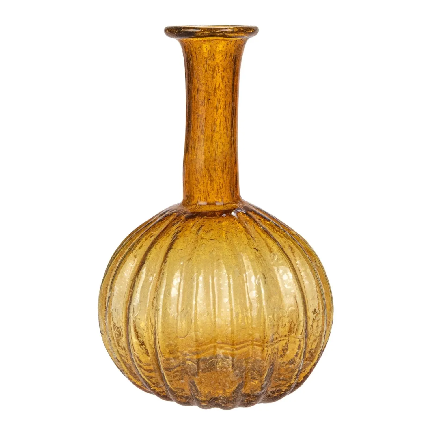 Hand-Blown Recycled Glass Vase