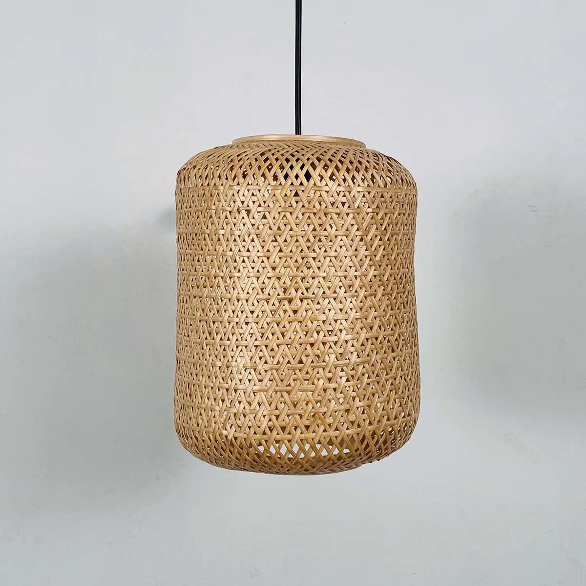 Handmade Honeycomb Pendant Lamp | Made with Bamboo