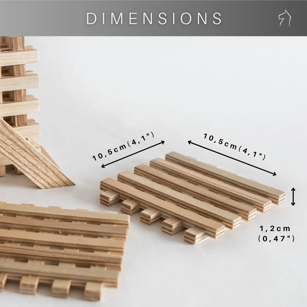 Handmade Wooden Cup Coaster Pallets (set of 5)