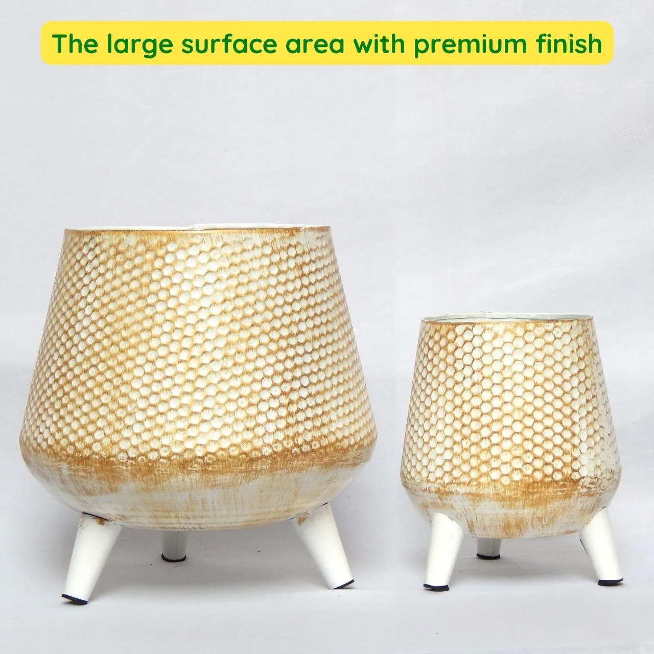 Hazel Metal Planter with Stand