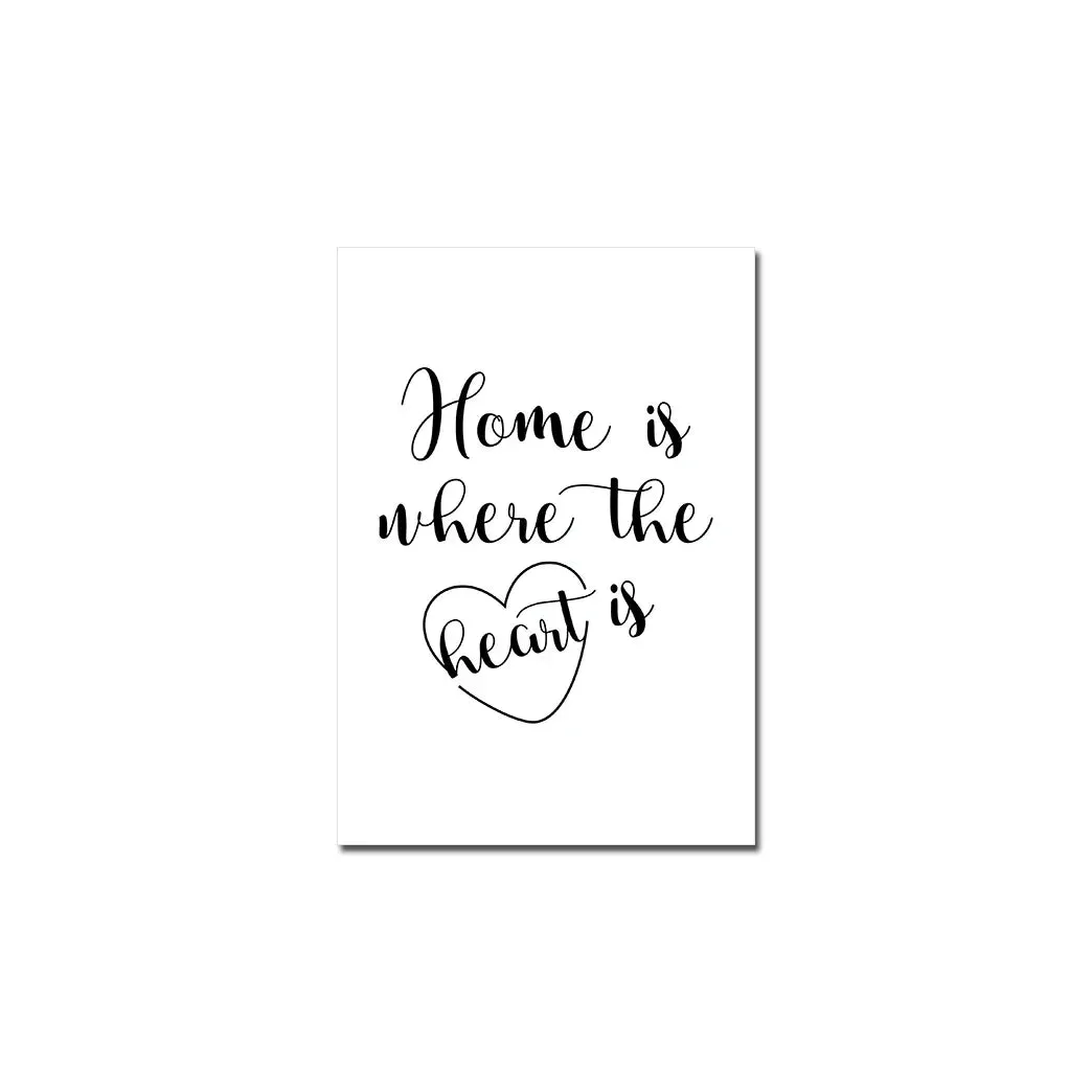 Home &amp; Family Quotes Posters Typographic Wall Art Fine Art Canvas Prints Inspirational Pictures For Kitchen Dining Room Living Room Wall Decor