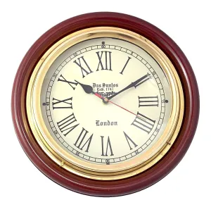 Home Décor Silent Ticking Modern Antique Style Wood Wall Clock