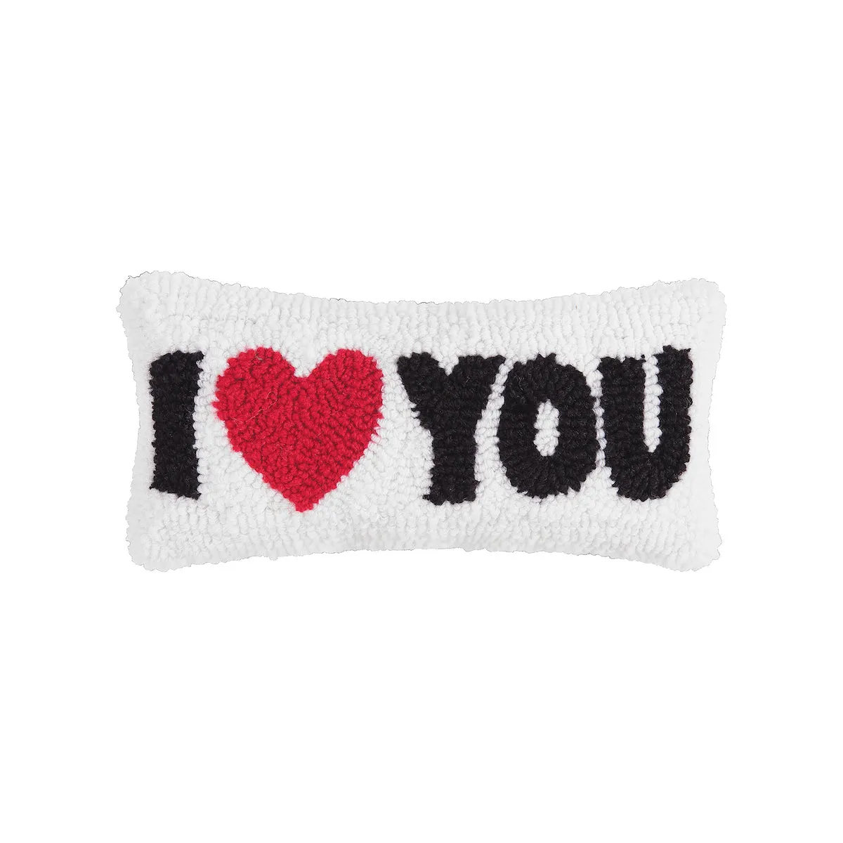 I Heart You Hooked Mini Pillow