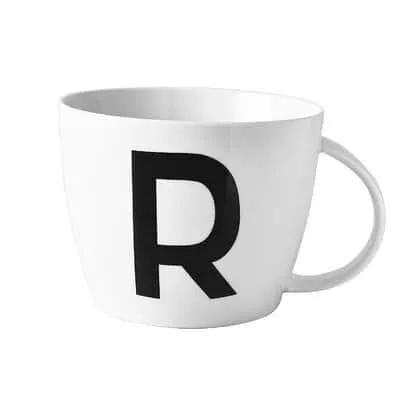 Initial Ceramic Mug