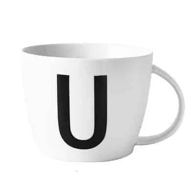 Initial Ceramic Mug