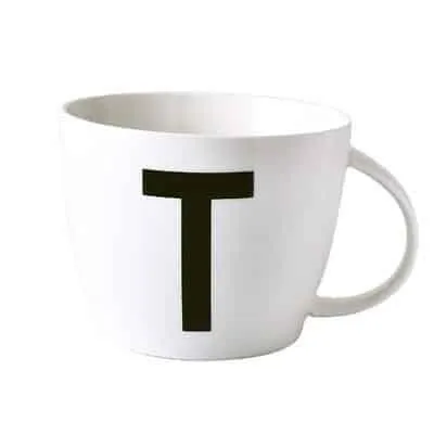 Initial Ceramic Mug
