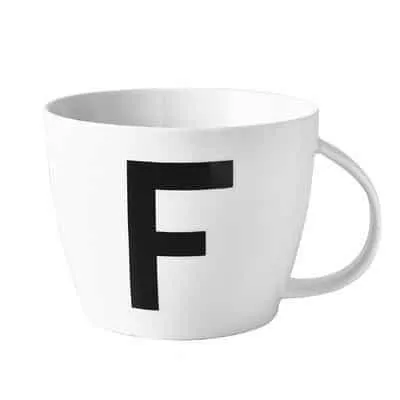 Initial Ceramic Mug