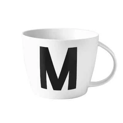 Initial Ceramic Mug