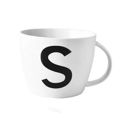 Initial Ceramic Mug