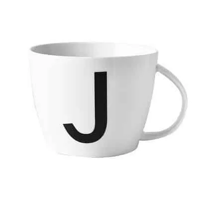Initial Ceramic Mug