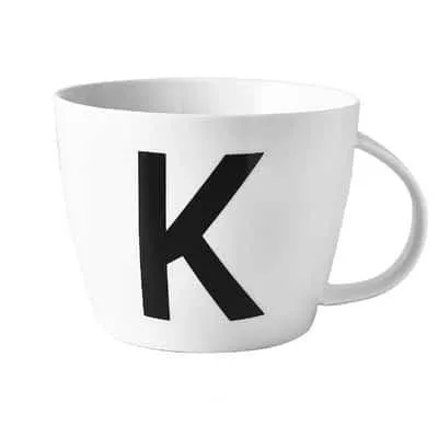 Initial Ceramic Mug