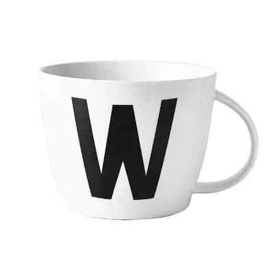 Initial Ceramic Mug