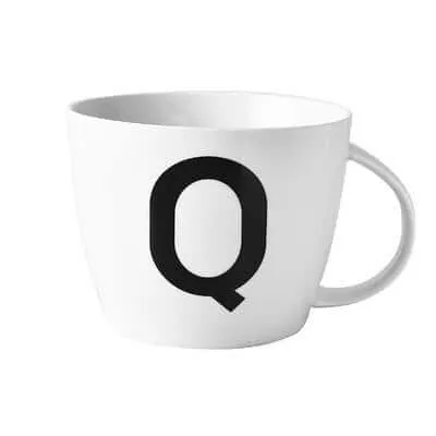 Initial Ceramic Mug