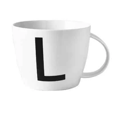 Initial Ceramic Mug