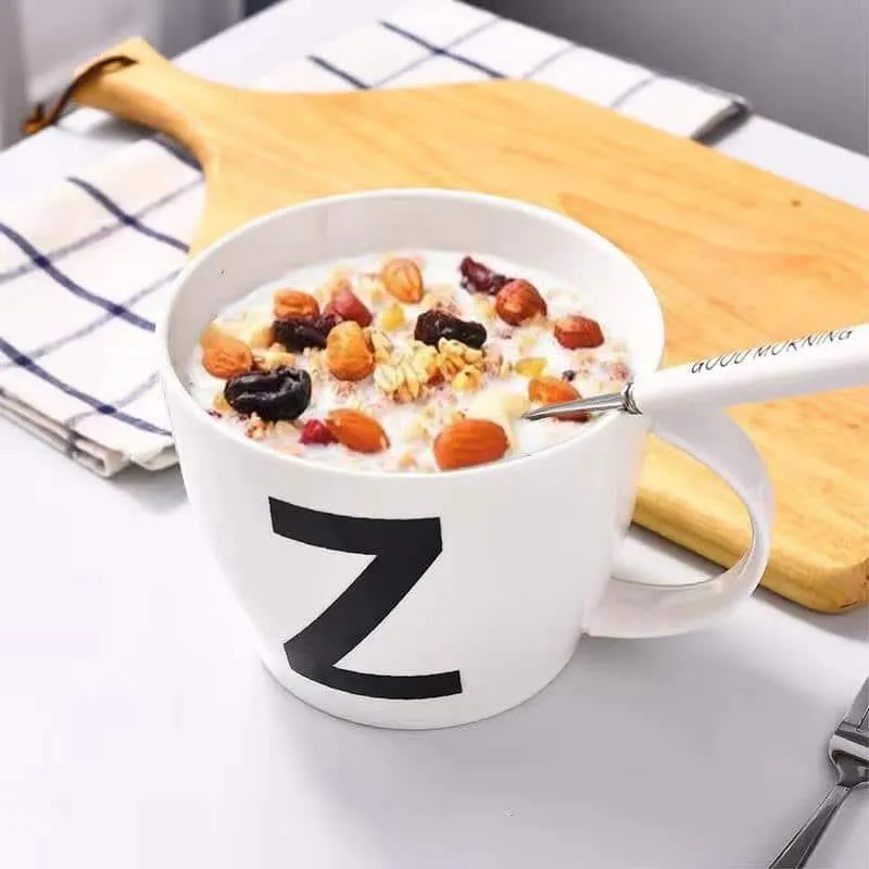 Initial Ceramic Mug