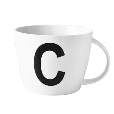 Initial Ceramic Mug