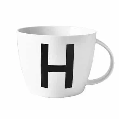 Initial Ceramic Mug