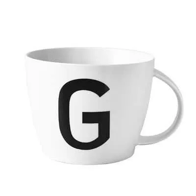 Initial Ceramic Mug