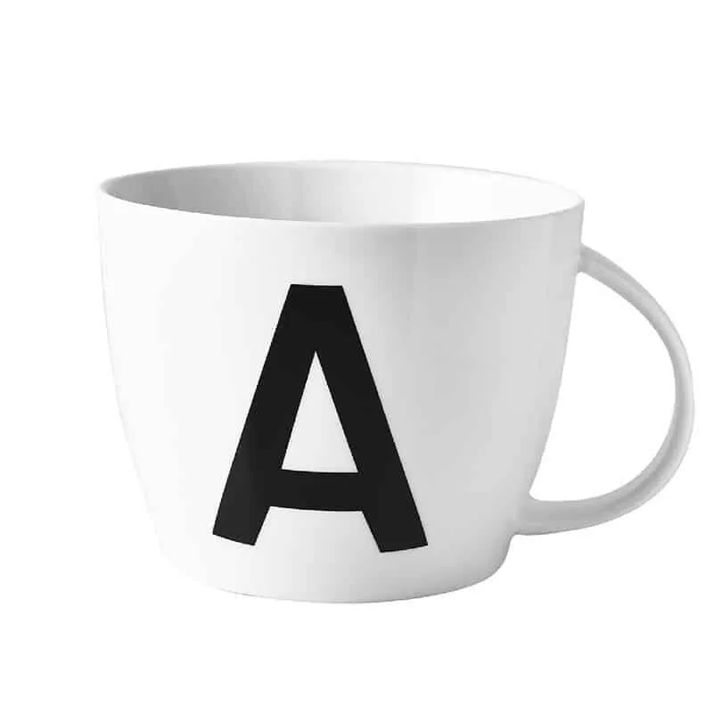 Initial Ceramic Mug