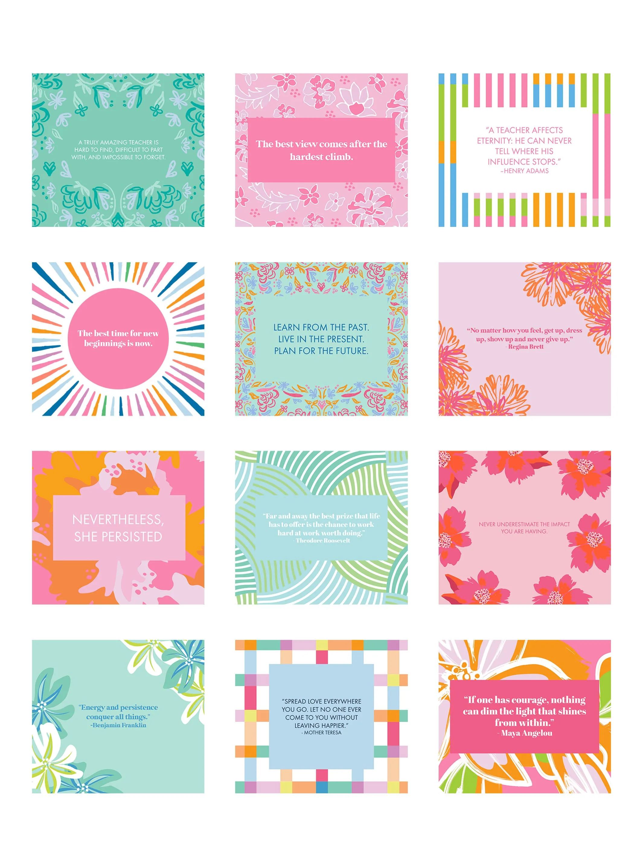 Inspiration Block | Teachers - Teal