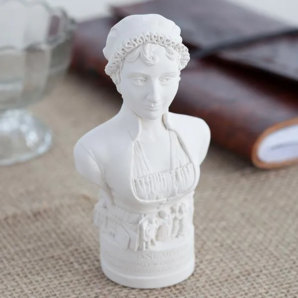 Jane Austen Bust - Decorative Ornament
