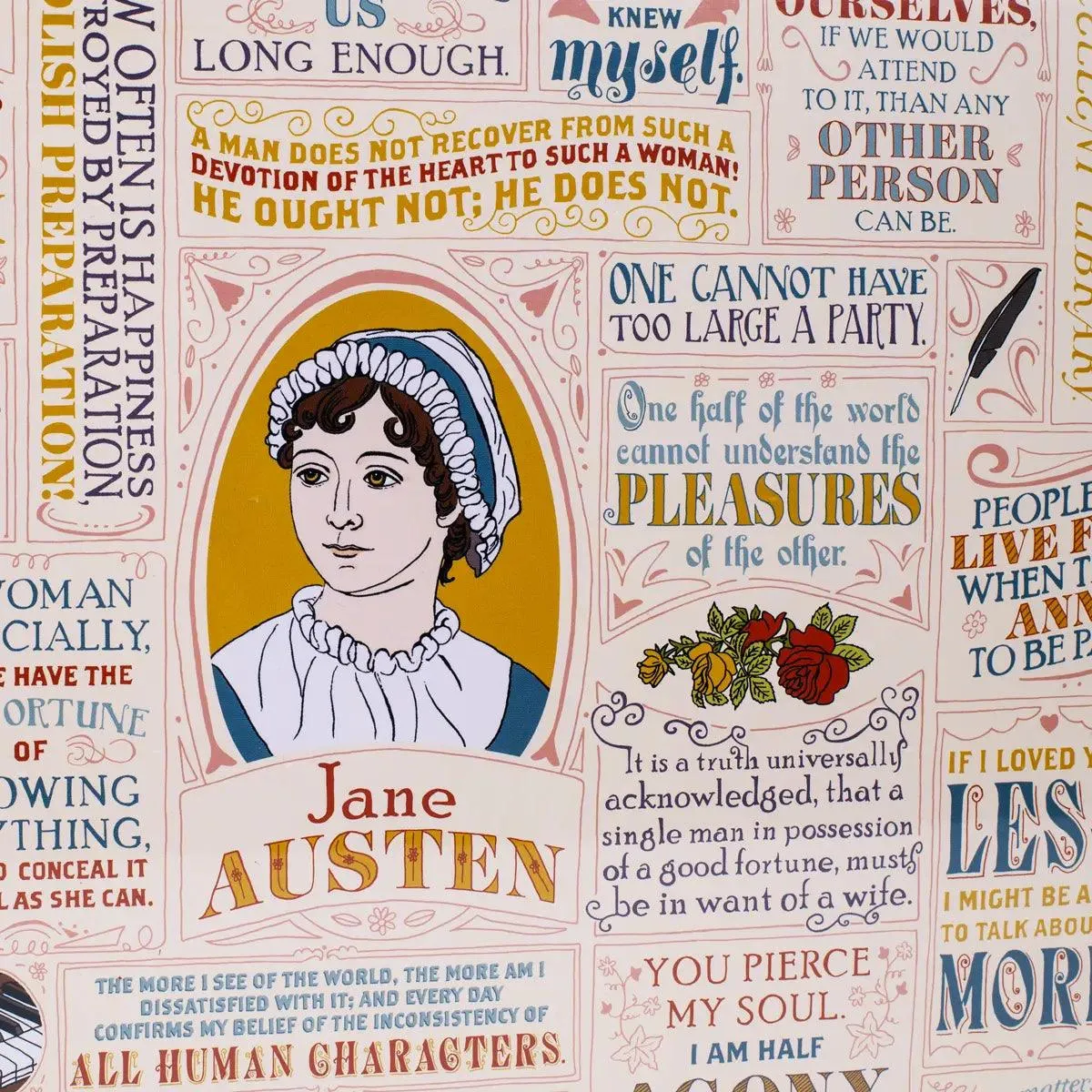 Jane Austen Literary Lines 1000-Piece Puzzle