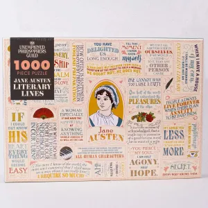 Jane Austen Literary Lines 1000-Piece Puzzle