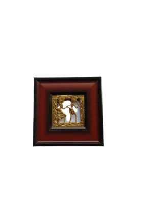 K GALLERY Brass Dhokra art Frames With Glass For Wall Decoration Home Office and Gallery - NO-010A