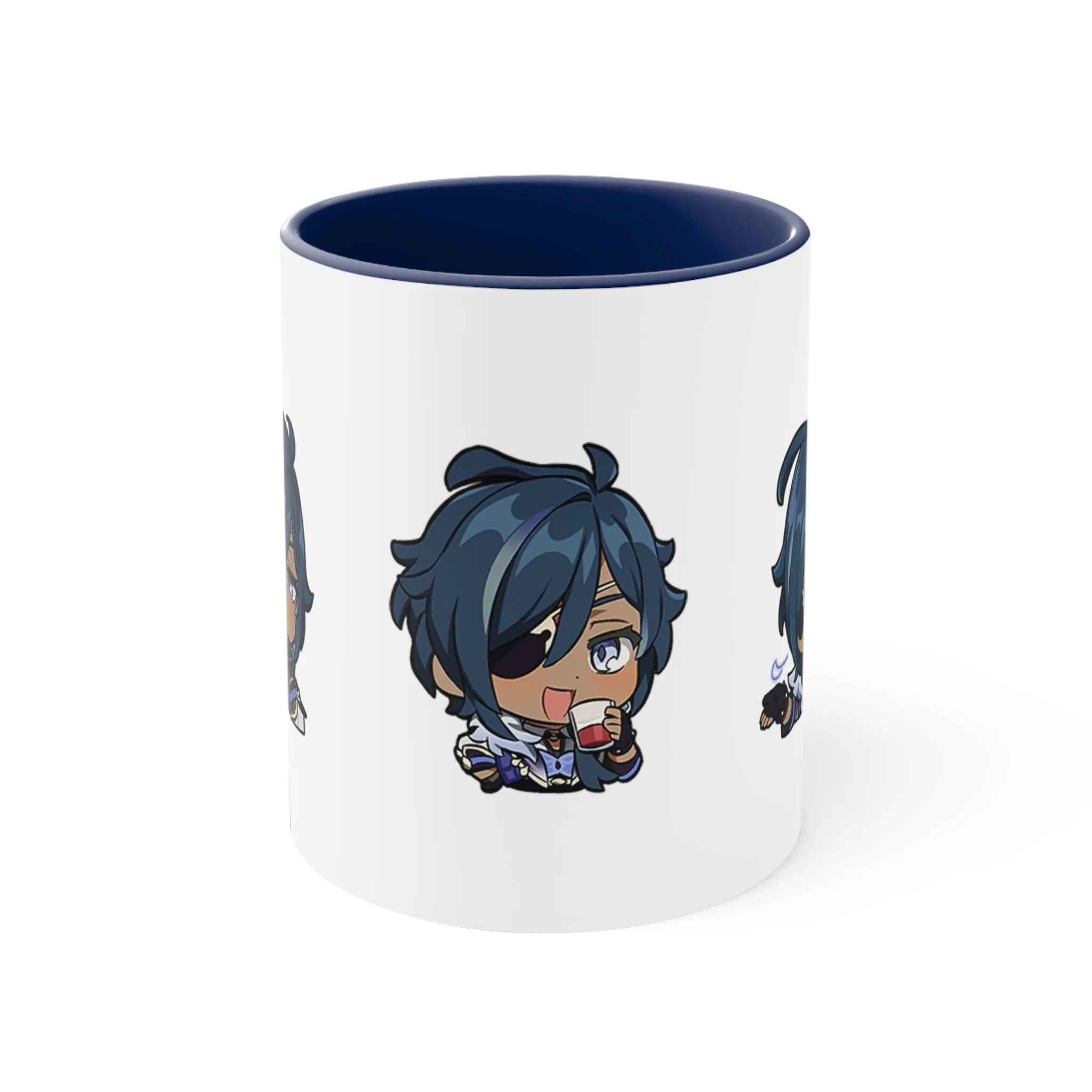 Kaeya Genshin Impact Accent Coffee Mug, 11oz Cups Mugs Cup Gift For Gamer Gifts Game Anime Fanart Fan Birthday Valentine's Christmas