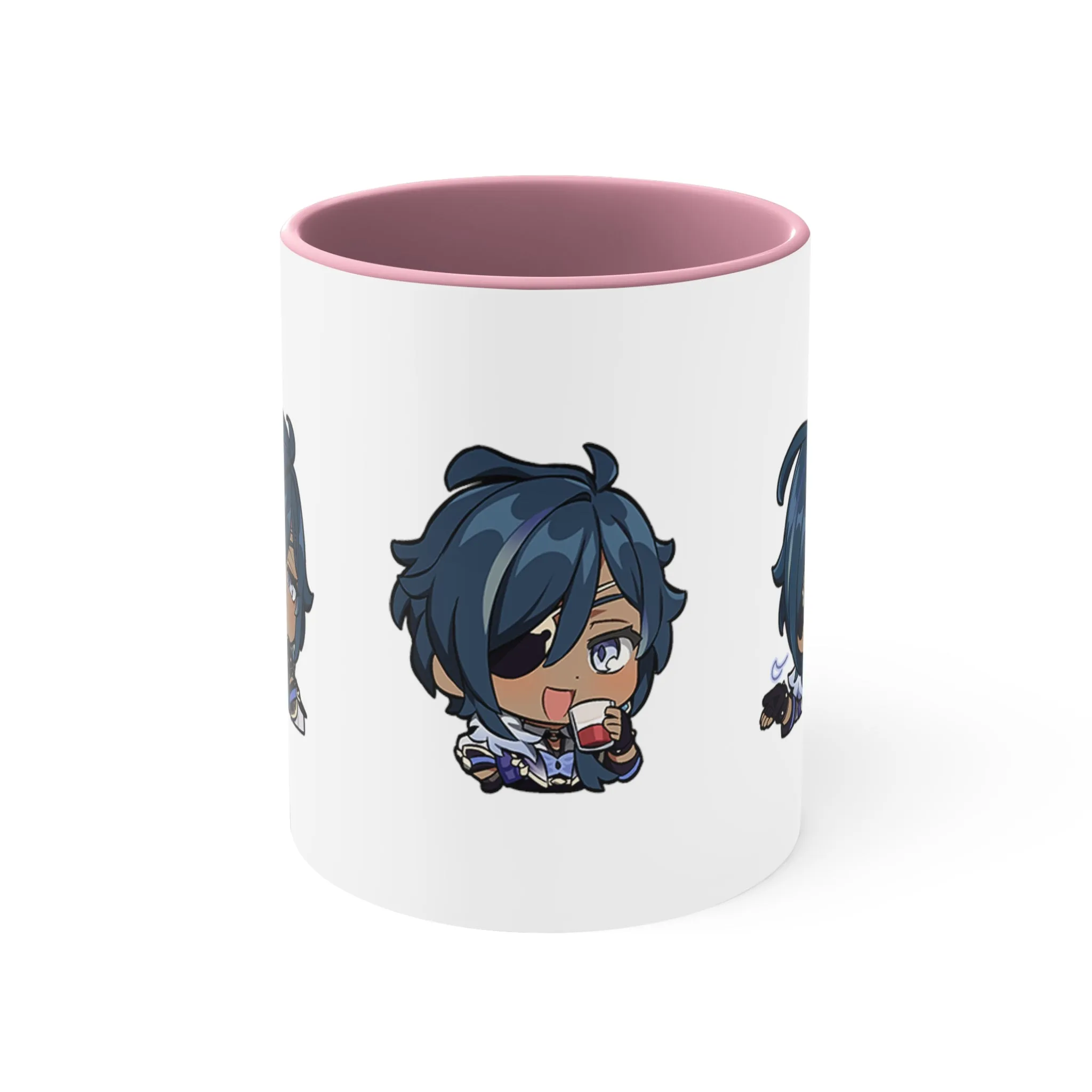 Kaeya Genshin Impact Accent Coffee Mug, 11oz Cups Mugs Cup Gift For Gamer Gifts Game Anime Fanart Fan Birthday Valentine's Christmas
