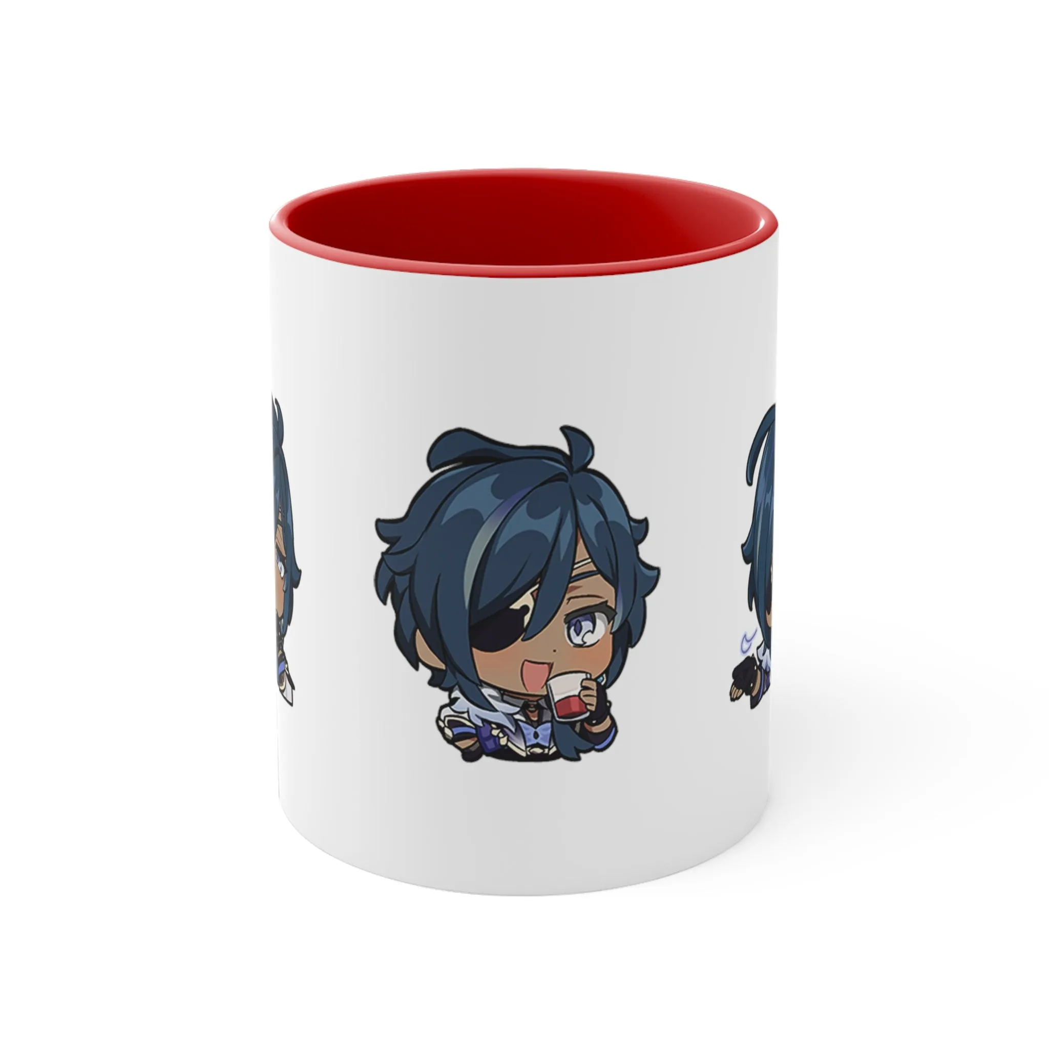 Kaeya Genshin Impact Accent Coffee Mug, 11oz Cups Mugs Cup Gift For Gamer Gifts Game Anime Fanart Fan Birthday Valentine's Christmas