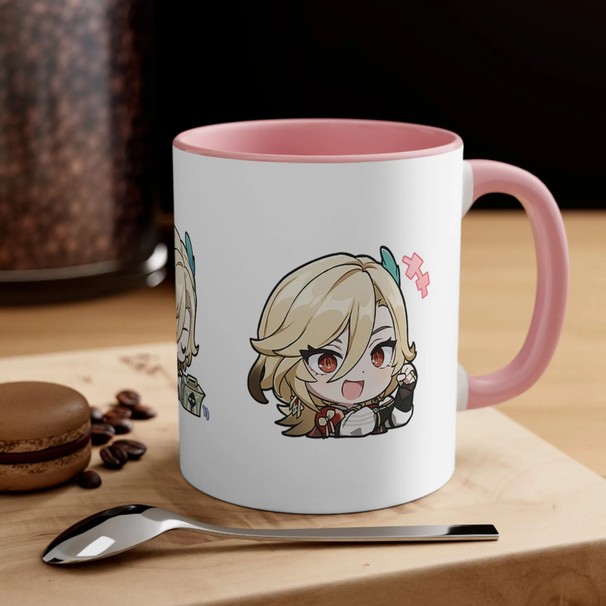 Kaveh Genshin Impact Accent Coffee Mug, 11oz Cups Mugs Cup Gift For Gamer Gifts Game Anime Fanart Fan Birthday Valentine's Christmas