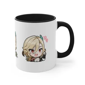 Kaveh Genshin Impact Accent Coffee Mug, 11oz Cups Mugs Cup Gift For Gamer Gifts Game Anime Fanart Fan Birthday Valentine's Christmas