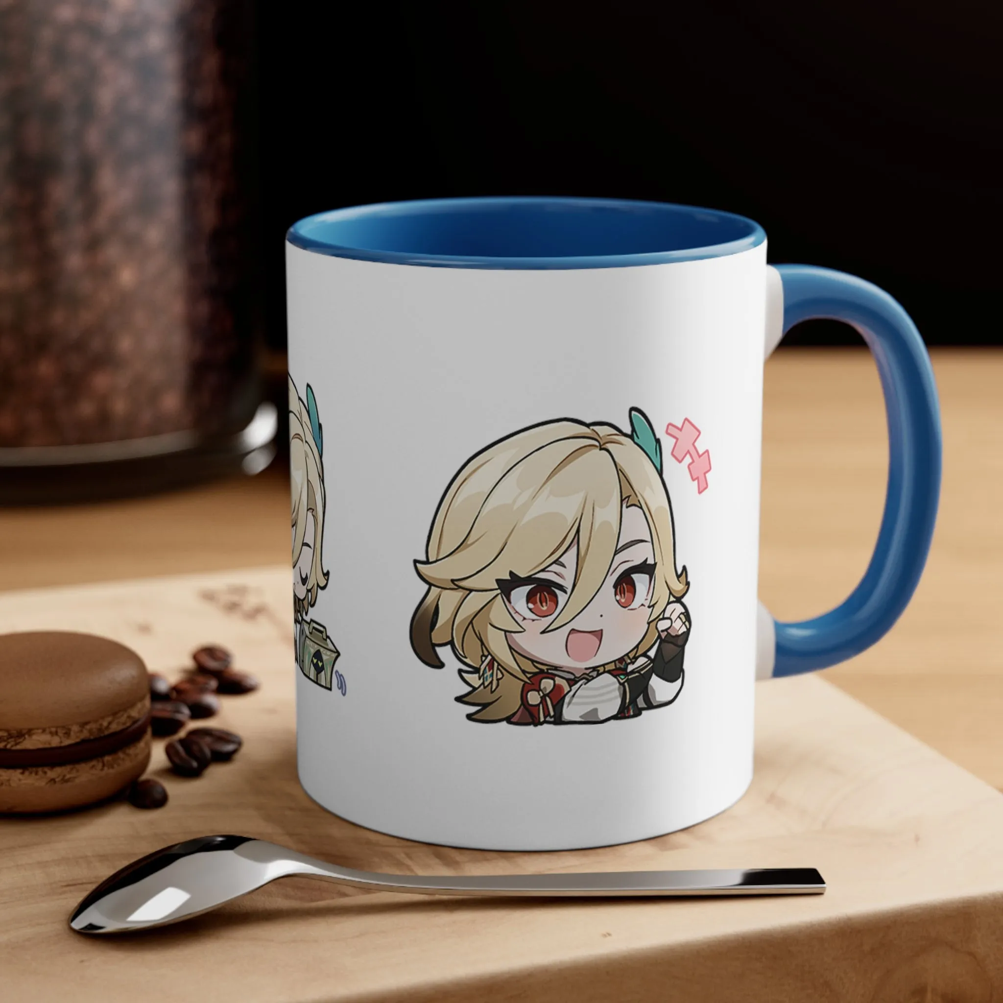 Kaveh Genshin Impact Accent Coffee Mug, 11oz Cups Mugs Cup Gift For Gamer Gifts Game Anime Fanart Fan Birthday Valentine's Christmas